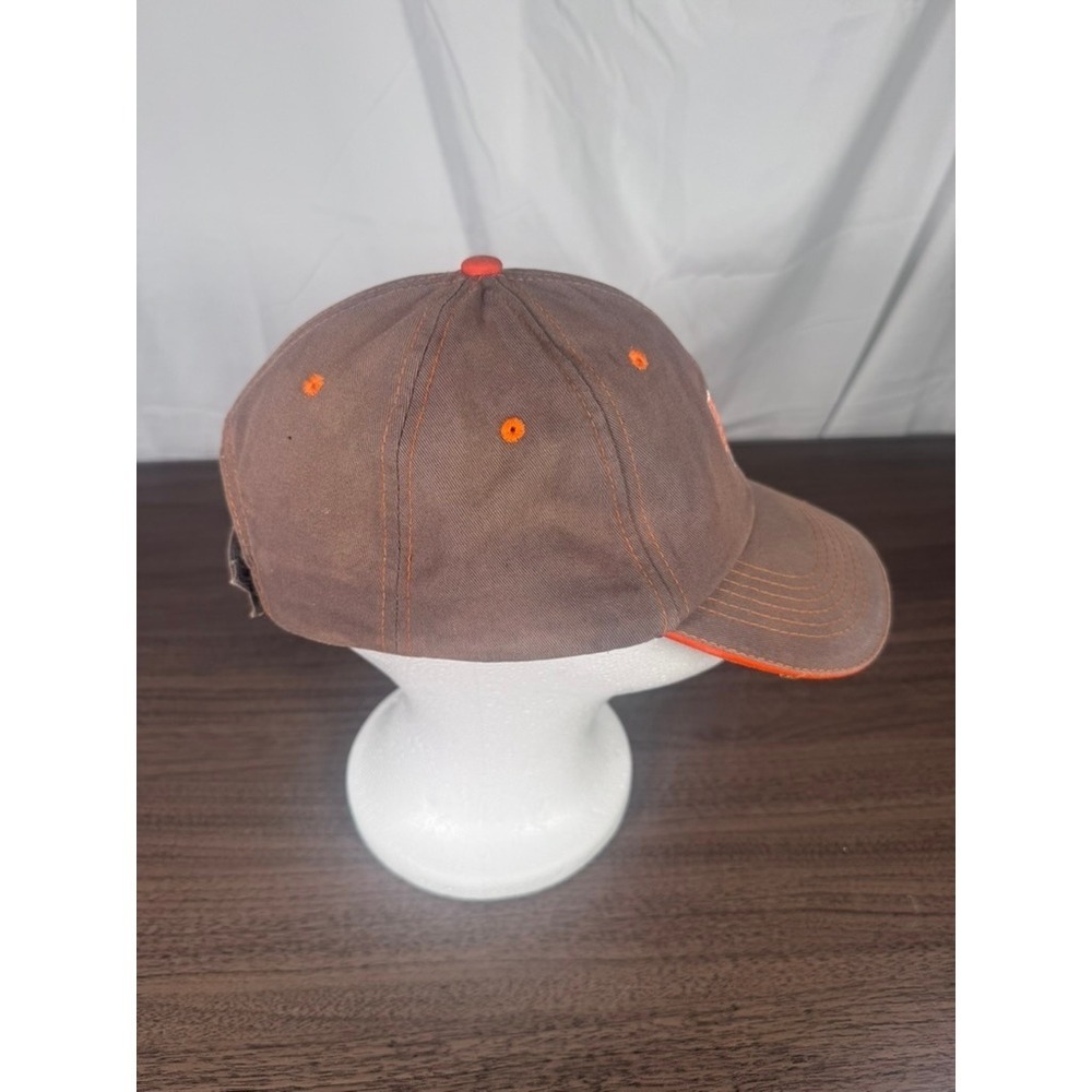 Vintage Whataburger Brown & Orange Embroidered Logo Adjustable Baseball Cap - Picture 2 of 5